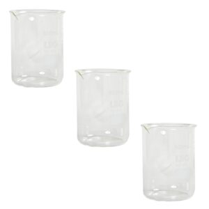 3x Glass beaker 500 ml by Comptoir des flacons. Your ultimate shopping destination, DIAYTAR NIGERIA combines extensive selection with affordable shipping.