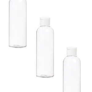 3x 100 ml transparent PET bottle with flip cap by Comptoir des flacons. Shop smart with DIAYTAR NIGERIA, offering a vast product range delivered to your doorstep within a week.