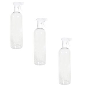 3x Clear PET Spray Bottles 1L Tall with Trigger by Comptoir des Bouteilles. DIAYTAR NIGERIA: Where shopping dreams become reality with affordable prices and prompt shipping.
