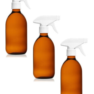3x Amber Glass Spray Bottles 1000 ml with Trigger by Comptoir des Bouteilles. Discover shopping reimagined with DIAYTAR NIGERIA's extensive catalog and 5-8 day delivery service.