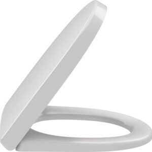ODEON UP Thermodur compact toilet seat with progressive and detachable lowering, metal hinges, white soft close ref. E70011-00. DIAYTAR NIGERIA revolutionizes online retail with our vast selection and cost-effective delivery options.