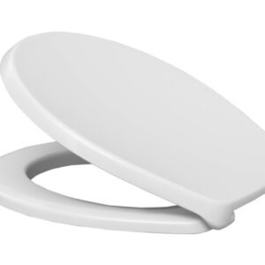 SIAMP Mougins Classic toilet seat with stainless steel hinges Ref. 95901210. Nigeria-Materiels.com is your one-stop shop for electrical and hardware needs. Enjoy a seamless shopping experience.