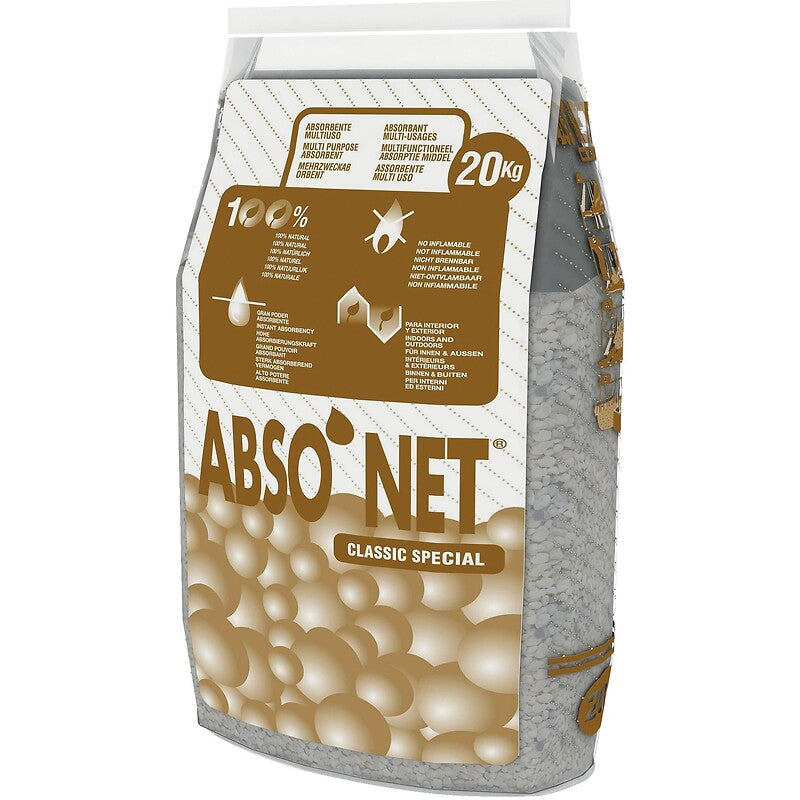 ABSO'NET absorbent based on sepiolite, absorbs water, hydrocarbons, solvents and inks, 20kg bag. DIAYTAR NIGERIA: Your partner in affordable online shopping with reliable 5-8 day shipping nationwide.