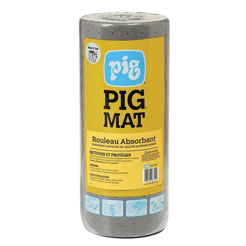 PIG MAT absorbent very resistant with 8 layers 100% polypropylene capacity 12.5l 60 pre-cut formats of 25x38cm. Your complete shopping solution, DIAYTAR NIGERIA offers extensive choice with competitive prices and delivery.