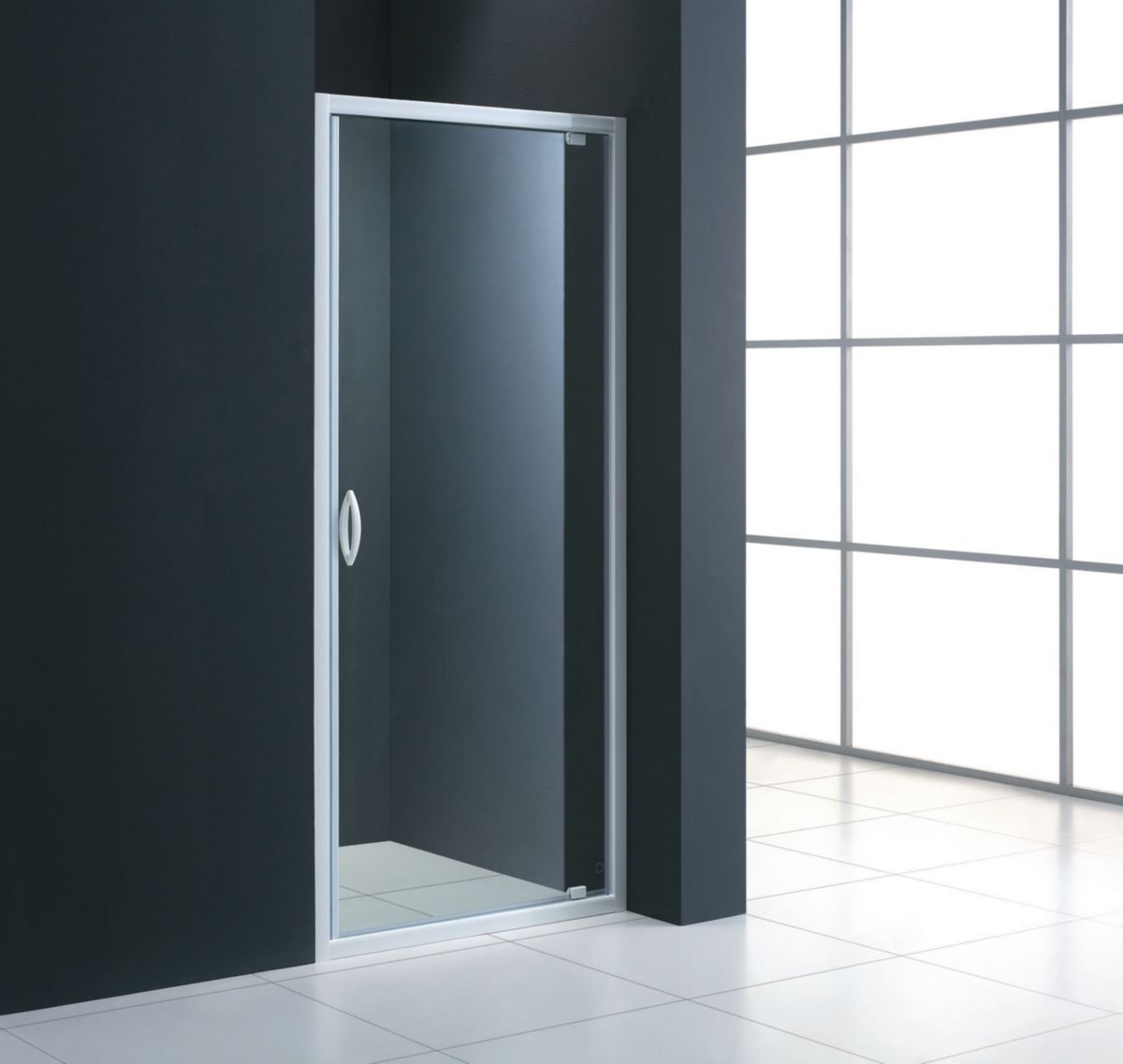 Access front ALTERNA MEZZO pivot door extendable from 85 to 89 cm transparent glass thickness 4 cm, Ref. LZ9F850. Shop the smart way with DIAYTAR NIGERIA's extensive selection and budget-friendly nationwide delivery.
