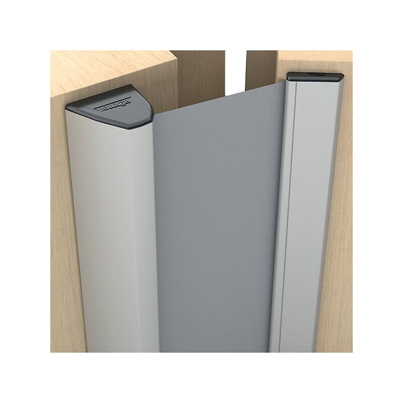 Anti-finger trap in fire-resistant synthetic fiber NR-32 - anodized silver finish cover - height 1400 mm. DIAYTAR NIGERIA redefines convenience with our vast product selection and swift nationwide delivery.
