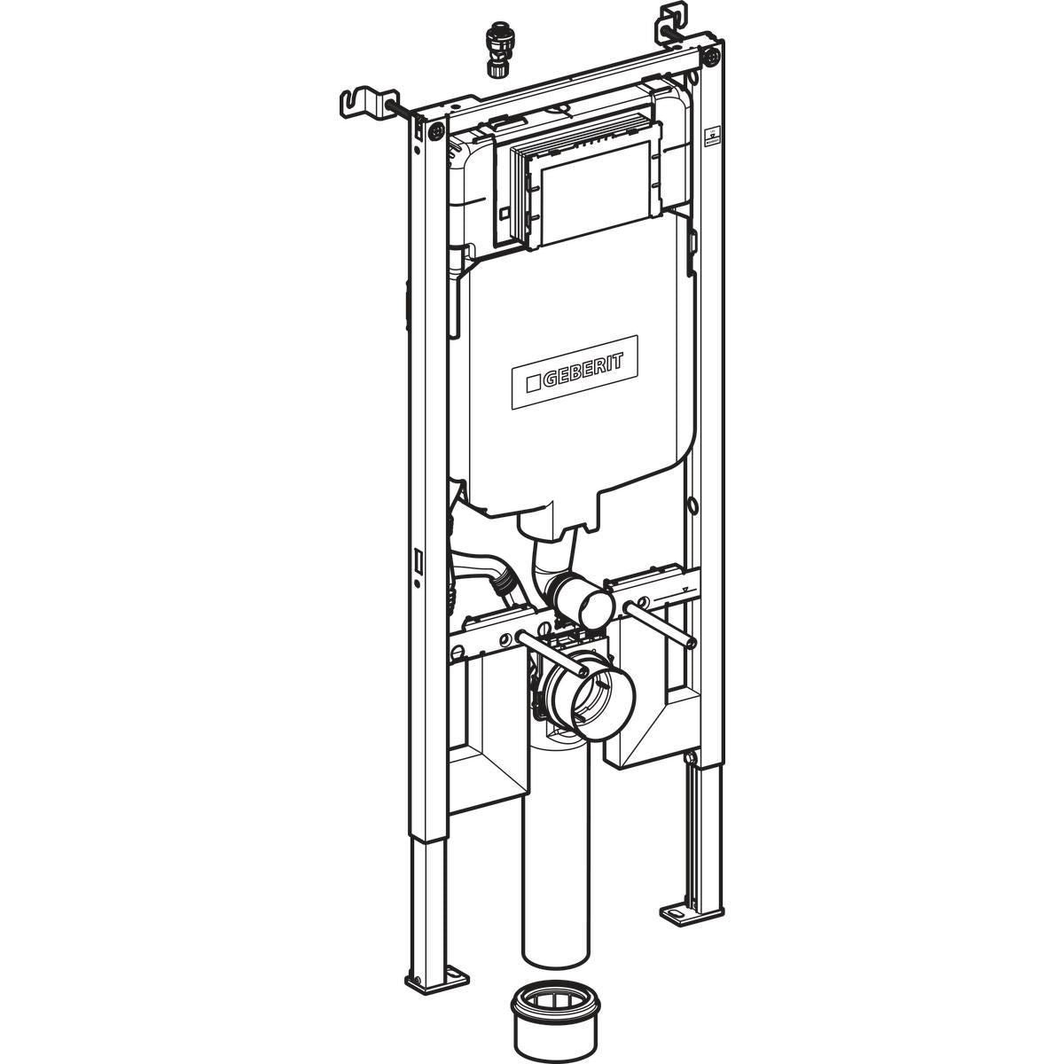 GEBERIT Duofix WC extra-flat support frame 114 cm, ref. 111796001. DIAYTAR NIGERIA brings the market to your screen with thousands of affordable products delivered to your door.