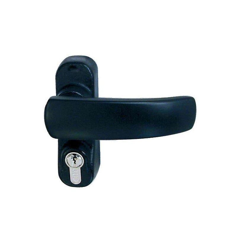 External crutches with key lock, compact version for Centuri and Anaa panic devices, black color. DIAYTAR NIGERIA combines the largest product selection with affordable prices and reliable delivery.