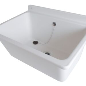 NICOLL white washing tub for wall mounting, Ref.BACLAVB. DIAYTAR NIGERIA: Where every shopping need is met with affordable prices and reliable 5-8 day delivery.
