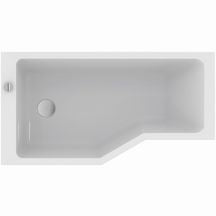 Asymmetrical bathtub PLENITUDE 3 160/90-70 cm left white acrylic drain included. Shop with confidence at DIAYTAR NIGERIA, offering extensive product variety with nationwide delivery.