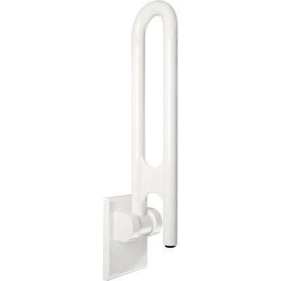 Folding grab bar, L600 mm, white Ref NY.347.010. DIAYTAR NIGERIA: Redefining online shopping with unbeatable prices and consistent delivery times.
