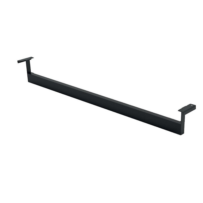 YouK hanging rail for shelves - width 900 mm - black finish. DIAYTAR NIGERIA: Where quality meets accessibility with affordable prices and prompt shipping.