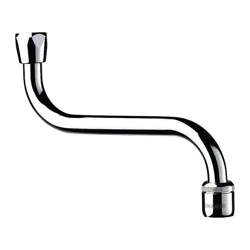 Horizontal spout with aerator + economizer seal, female 15x21 width 120mm Ref: 940122. DIAYTAR NIGERIA: Empowering Nigerians with access to affordable products delivered within 8 days.