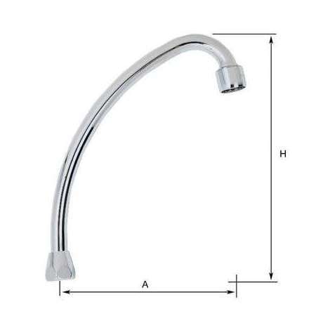 D18 tube spout for DJINNII REIMS II (after 07/93) SIROCCO and sand yellow R29928548 C4. DIAYTAR NIGERIA: Where convenience meets affordability with delivery across Nigeria in under 8 days.