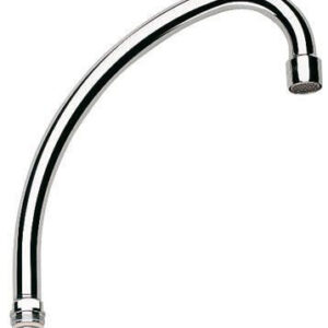 Swivel tube spout swan neck Lg: 185 Chrome Brass DR 13073000 Part. DIAYTAR NIGERIA: Where affordable online shopping meets reliable delivery across Nigeria.