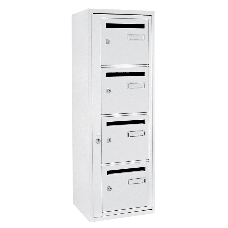 Standard Languedoc type interior letterbox block 8 B8 boxes anthracite grey colour 7016. DIAYTAR NIGERIA: Connecting Nigerians with their needs through our affordable and diverse marketplace.