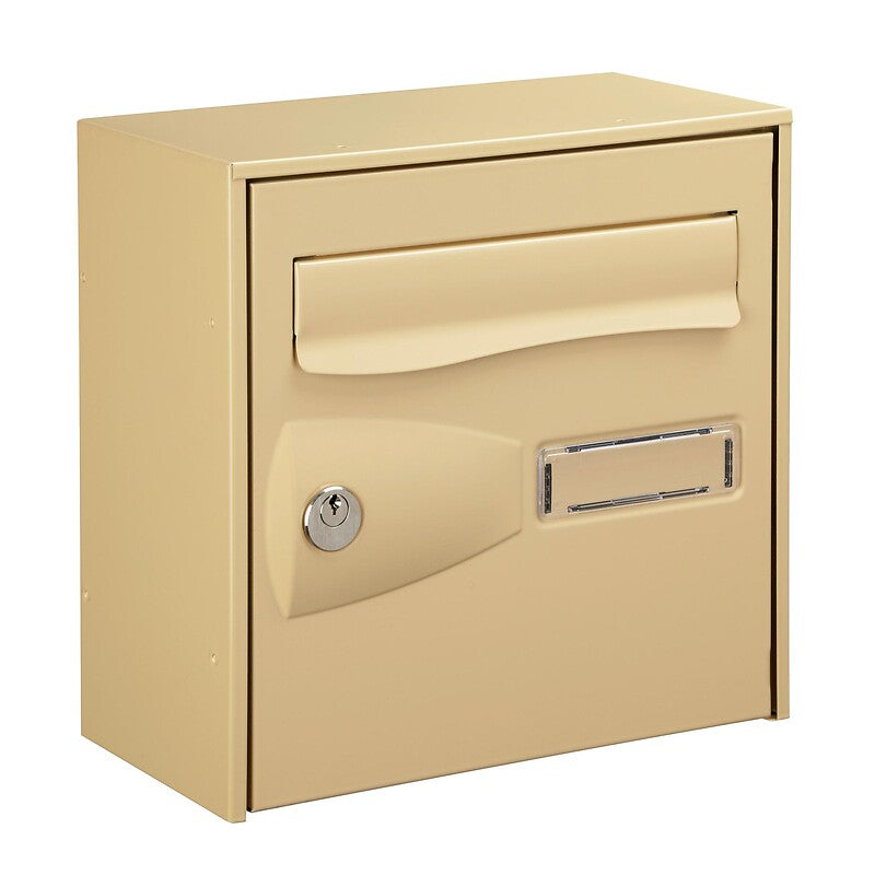 Citadis single-sided half-size mailbox in beige. Discover endless possibilities with DIAYTAR NIGERIA's vast e-commerce selection and budget-friendly delivery.