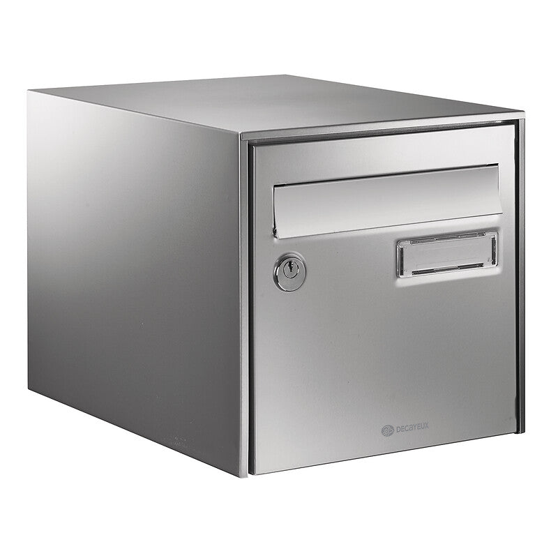 Loft anti-corrosion stainless steel mailbox - double-sided - L 300 x H 290 x D 410 mm. DIAYTAR NIGERIA brings the marketplace home to you with affordable prices and delivery in 5-8 days.