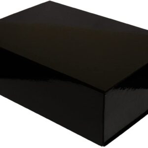33cm Glossy Black Cardboard Magnetic Luxury Box - BP330N. Your trusted marketplace, DIAYTAR NIGERIA offers extensive variety with delivery within 8 days.