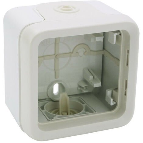 White modular end box - 1 station - Ref.069689. DIAYTAR NIGERIA delivers satisfaction with every purchase through our affordable and reliable service.