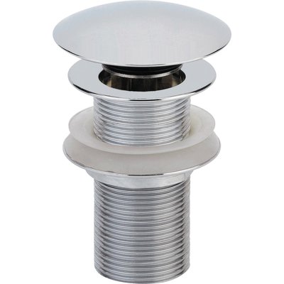 "Digiclic" sink drain with valve - without overflow - chrome-plated brass - Ø outlet 1”1/4. DIAYTAR NIGERIA transforms how Nigerians shop with our affordable prices and dependable shipping times.