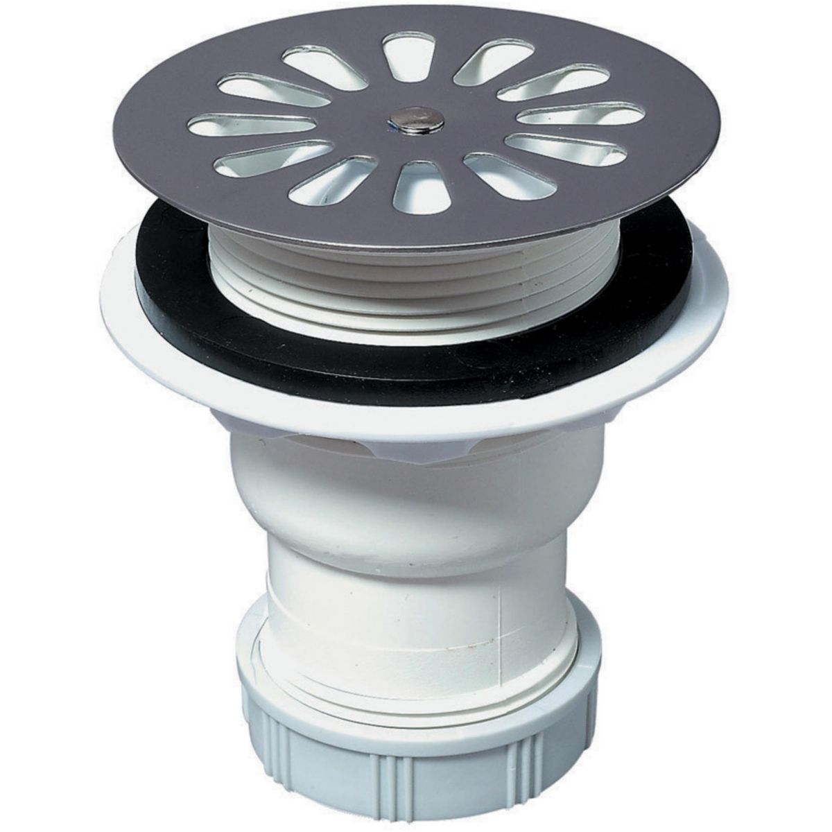 Plastic drain, diameter 60, vertical, with grid, flow rate 20 liters per minute, Altech, Ref: 30722607. DIAYTAR NIGERIA: The marketplace that brings affordable products to every Nigerian home in under 8 days.