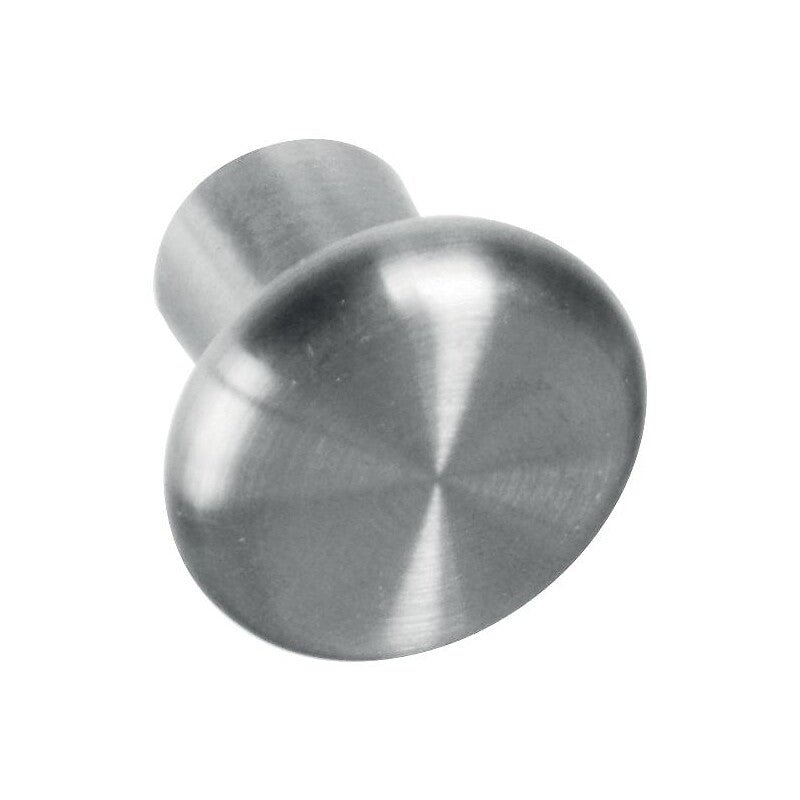 Brushed stainless steel flat mushroom button, height 20 mm, Ø 25 mm. Discover shopping made simple with DIAYTAR NIGERIA's comprehensive platform and nationwide delivery service.