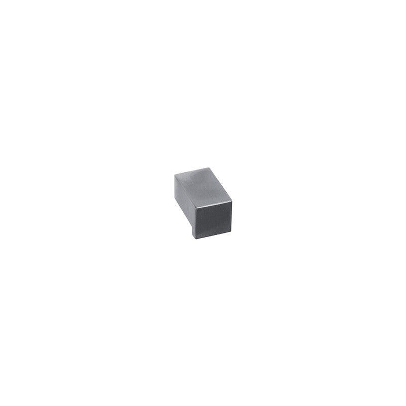 Brushed stainless steel square L-shaped button, height 20 mm, Ø 9 mm. Shop from anywhere in Nigeria with DIAYTAR's extensive selection and budget-friendly shipping options.