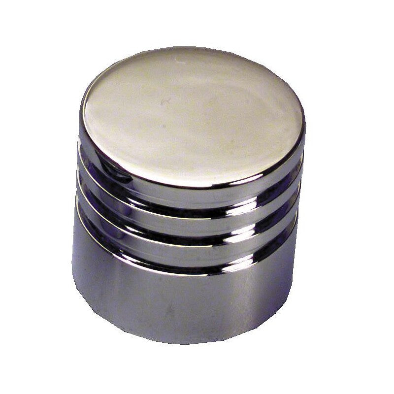 Grooved brass button, chrome finish Ø 21 mm. DIAYTAR NIGERIA: Where affordable shopping meets reliable nationwide delivery in less than a week.