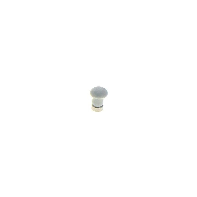 Round button Ø 15 mm in white porcelain - solid brass bowl with brass finish. Discover a world of affordable shopping with DIAYTAR NIGERIA's vast marketplace delivered to you in days.