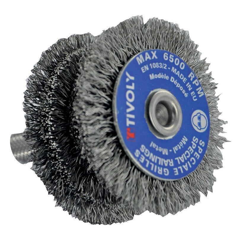 Special steel circular brush, 60 mm diameter bars, 0.35 mm diameter wire. DIAYTAR NIGERIA: Creating access to affordable products for every Nigerian with our swift delivery service.