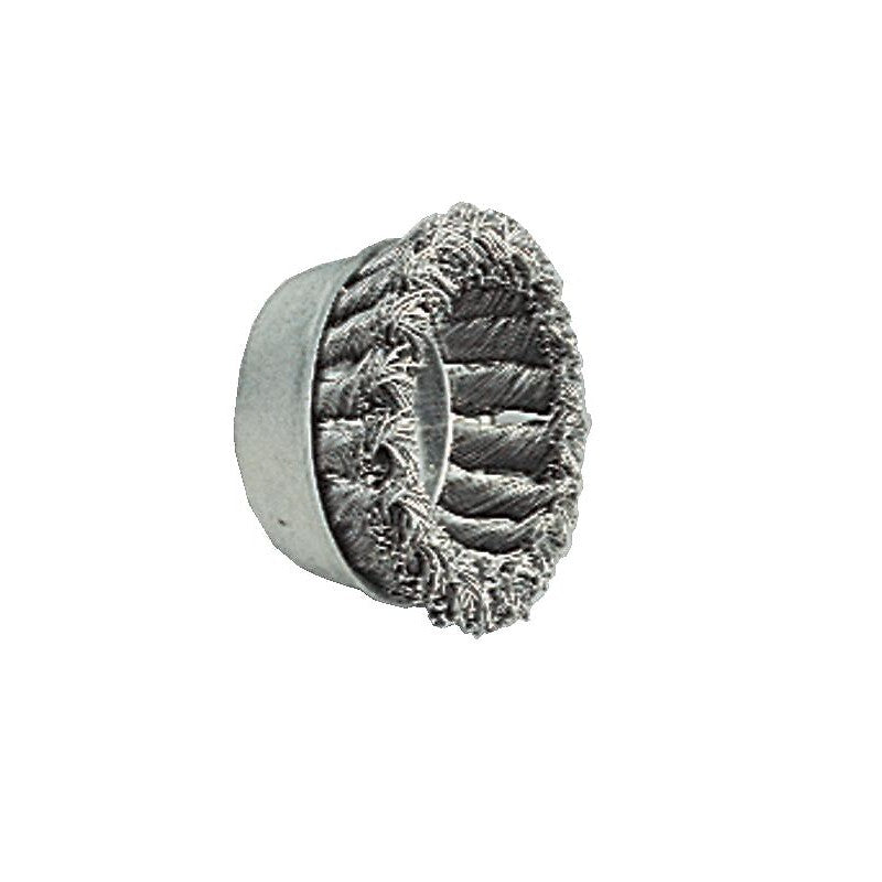 Twisted steel conical brush diameter 75 mm wire diameter 0.5 mm for grinders M14 shaft. DIAYTAR NIGERIA: Where affordability meets variety in Nigeria's most comprehensive online marketplace.