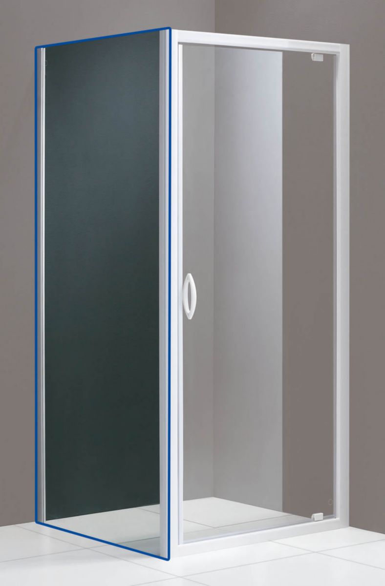 Fixed side ALTERNA MEZZO extendable from 87 to 89 cm transparent glass L, Ref. LP1F870. DIAYTAR NIGERIA: Putting quality products within reach of every Nigerian through our affordable marketplace.