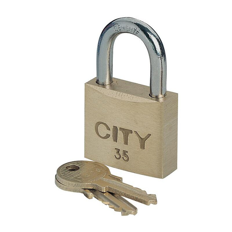 City 30 keyed alike padlock, brass body, hardened steel shackle. Experience shopping without limits at DIAYTAR NIGERIA, where affordability meets convenience in just days.