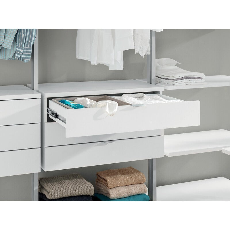 Clos-It storage unit - 2 drawers - 790 x 395 x 400 mm - white finish. Shop efficiently with DIAYTAR NIGERIA, offering thousands of products at unbeatable prices delivered promptly.