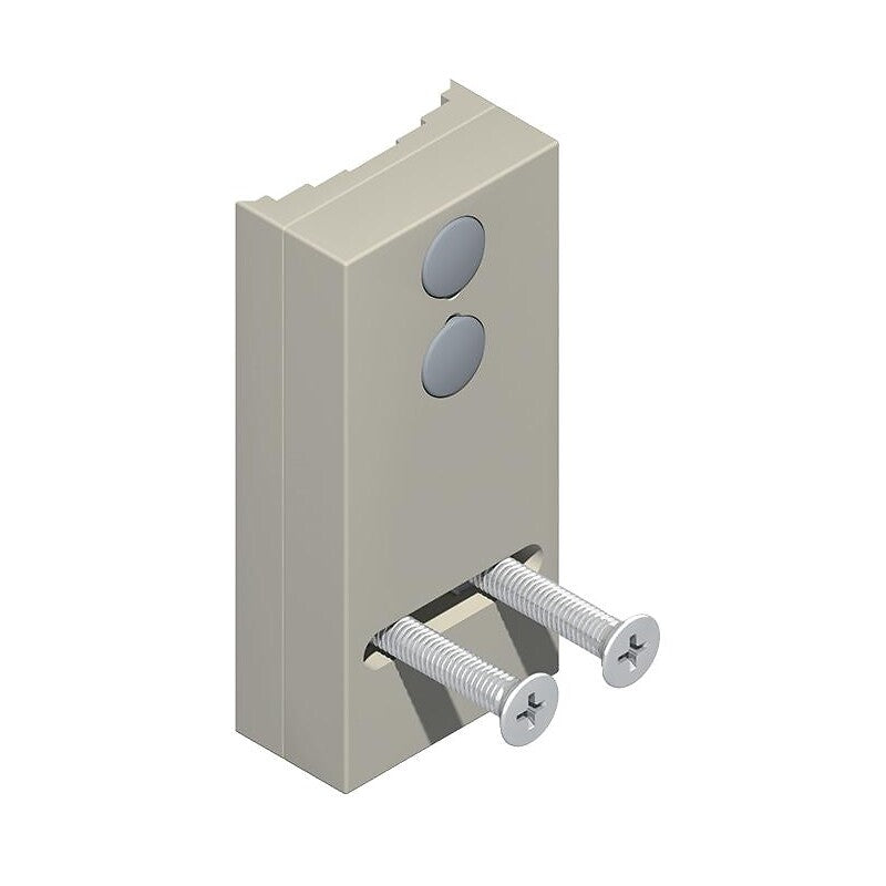 Installation wedge for locks 2586 and 2590 on flat profile upright, aluminum gray color. DIAYTAR NIGERIA: Where quality meets accessibility with affordable prices and prompt shipping.