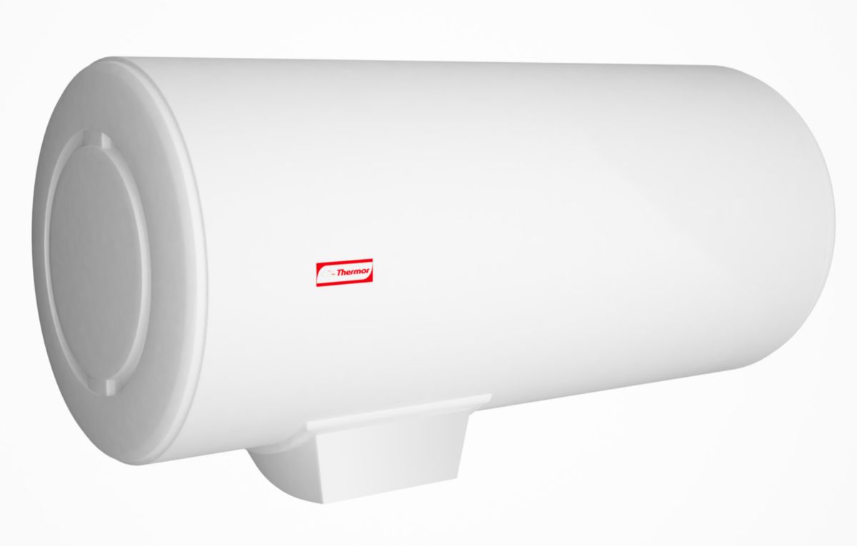 THERMOR 200L horizontal electric water heater with 2.2 kW armoured resistance, Ref.283014. Find everything you need at prices you'll love with DIAYTAR NIGERIA's comprehensive e-commerce platform.