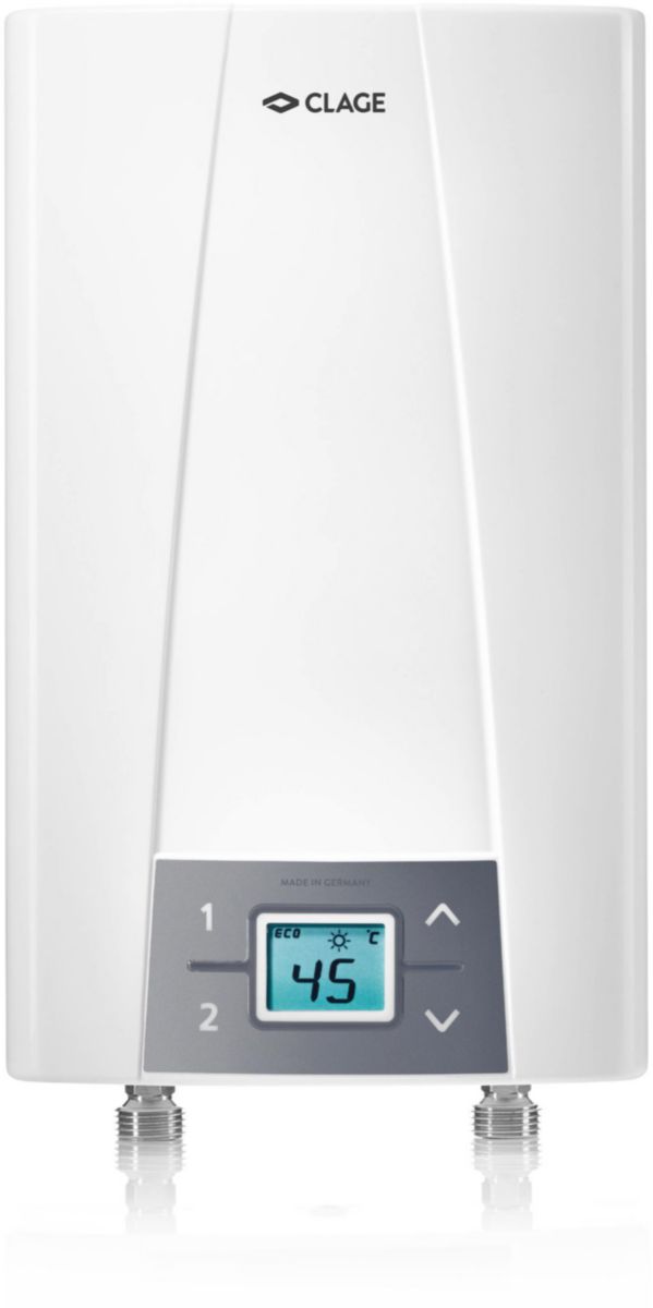 CLAGE CEX9 instantaneous water heater 6.6 or 8.8 kW 230V installation on plan water connections at the bottom Ref 2400-26238. Shop from our extensive catalog at DIAYTAR NIGERIA and enjoy doorstep delivery in just 5-8 days.