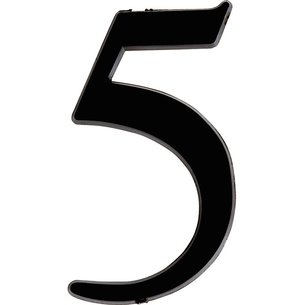 BLACK NUMBER 60MM ADH.     No. 5. DIAYTAR NIGERIA delivers affordability and convenience with every purchase, shipped within the week.