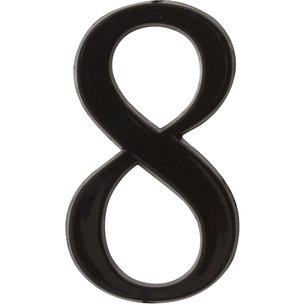 BLACK NUMBER 60MM ADH.     N°8. DIAYTAR NIGERIA transforms online retail with our affordable platform and dependable shipping service.