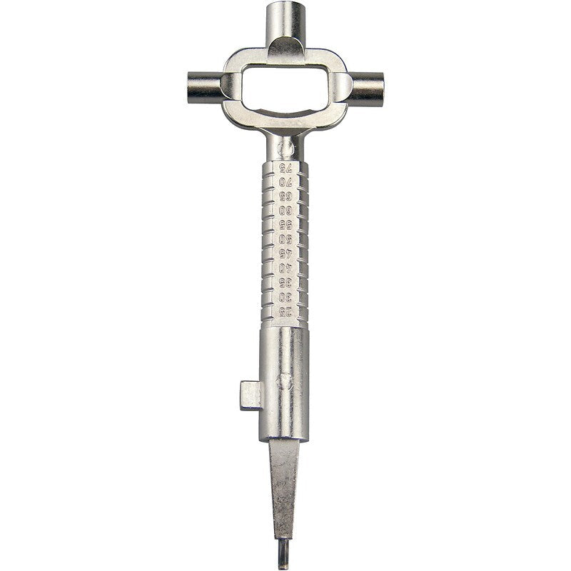 Universal key with Din bit and cone for square. Shop smart with DIAYTAR NIGERIA's vast selection and enjoy affordable shipping in just 5-8 days.