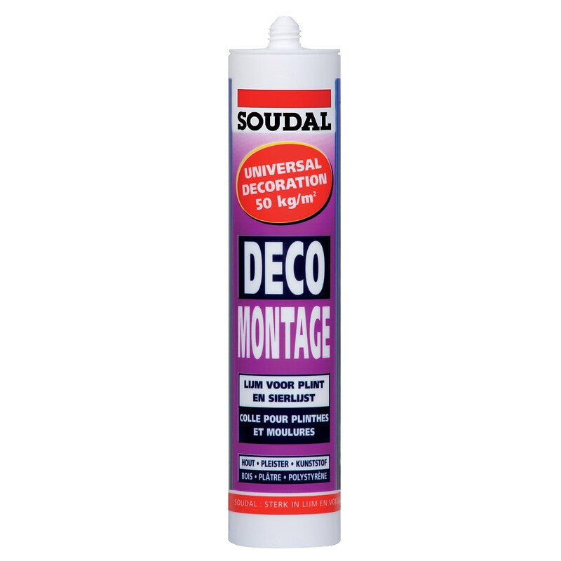 Acrylic mastic glue Déco montage box of 12 cartridges of 300 ml. DIAYTAR NIGERIA makes every purchase count with our affordable prices and reliable 5-8 day shipping.