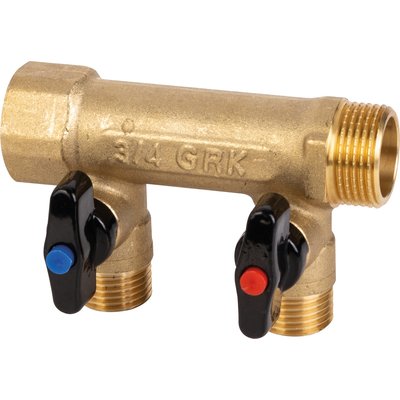 MF 20x27 collector, 50mm center distance, 2 integrated mini-valve branches, male 15X21, ref 9581A. Shop with purpose and save with DIAYTAR NIGERIA's extensive platform and nationwide delivery service.