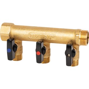 MF 20x27 collector, 50mm center distance, 3 integrated mini-valve branches, male 15X21, ref 9581B. DIAYTAR NIGERIA: Nigeria's answer to affordable online shopping with reliable 5-8 day delivery guarantee.