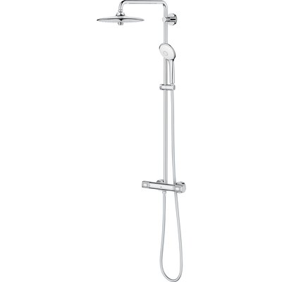 Shower column with thermostatic mixer chrome Euphoria System 260 Ref. 27615002. DIAYTAR NIGERIA: Where shopping is easy, prices are low, and delivery is just days away.