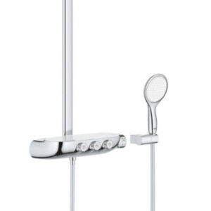 Rainshower System SmartControl Duo 360 White 26250LS0 Shower Column with Thermostatic Mixer. DIAYTAR NIGERIA makes quality accessible with our affordable prices and dependable delivery service.