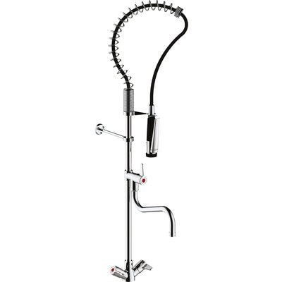 Mixer column on deck with shower and spout length 250 mm Ref. 70820. DIAYTAR NIGERIA transforms desires into deliveries with our affordable prices and dependable shipping.