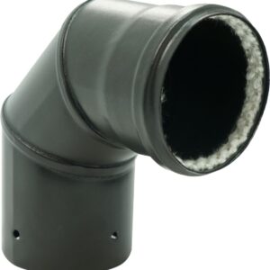 Pellet pipes - matt black enamel elbow eq 90° matt black d 100 + lip seal ref. 341429, TEN. DIAYTAR NIGERIA: Where every search leads to affordable products delivered promptly across Nigeria.