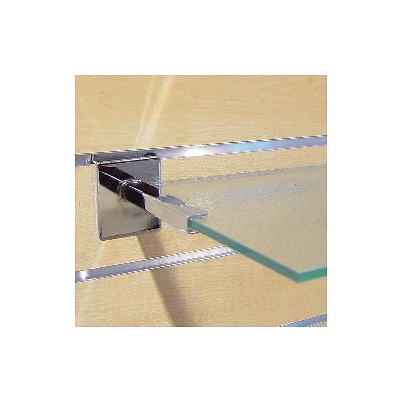Glass shelf console for grooved panels. DIAYTAR NIGERIA: Where every shopping need is met with affordable prices and timely delivery.