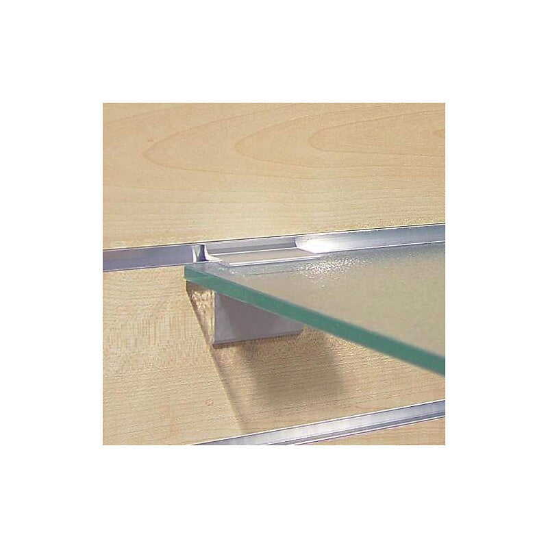 Anodized aluminum glass shelf consoles for grooved panels. DIAYTAR NIGERIA: Bringing quality products to every Nigerian with affordable nationwide delivery.